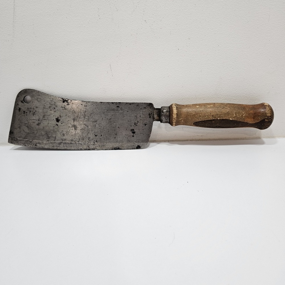 Vintage S. Richard Butcher Cleaver 7" Blade
